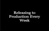 Releasing To Production Every Week