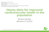 Hearty diets for improved carciovascular health in the population