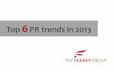 6 PR Trends to Watch in 2013