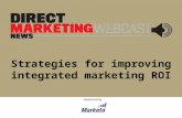 Dmn rountable Mediasmith: Strategies for Improving Integrated Marketing ROI