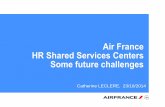 Air france hr shared services centers some future challenges