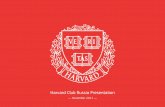 Harvard Club Russia Presentation