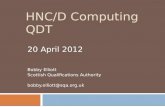HN Computing QDT meeting April 2012
