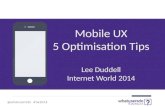 Mobile ux internet world 2014_slideshare