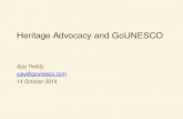 Heritage Advocacy and GoUNESCO