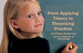 From Applying Theory to Theorising Practice