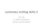 Summary writing skills 2