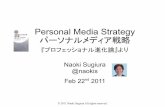 Personal Media Strategy - パーソナルメディア戦略