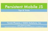 Persistent mobile JavaScript