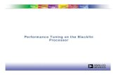 Performance tuning  on the blackfin Processor