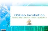 OSGeo Incubation 2014