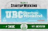 Startup Weekend @ UBC Vancouver | March 14-16, 2014