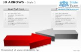3 d arrows style 1 powerpoint presentation slides and ppt templates