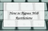 How to bypass web restrictions