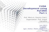 CUDA Development in Python Language