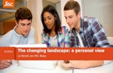 The changing landscape, a personal view for OER Wales