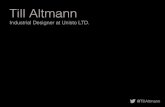 Till Altmann - Industrial Designer in Unisto (Switzerland)