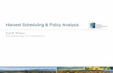 Harvest Scheduling and Policy Analysis