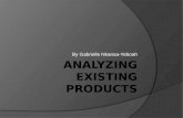 Analysing existing products  real