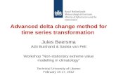 Jules Beersma: Advanced delta change method for time series transformation