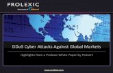 D do s attacks against global markets  ddos cyber-attack  prolexic ppt pdf