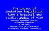 The impact of smokefree legislation from a hospital and ...