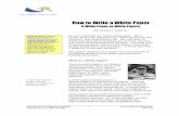How to whitepaper