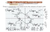 6.2 Parallel and Perpendicular Slopes notes