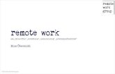 remote work - Ein Überblick