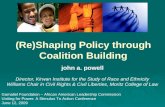 (Re)Shaping Policy through Coalition Building