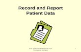 3.01 record and report patient data