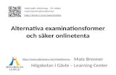 Examinationsformer - presentation Luleå 140212
