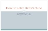 How to solve 3x3x3 cube