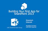 Building your first app for share point 2013
