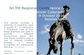 NCTM 2010 Regional Conferences & Expositions Denver 1