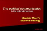 Mauricio Macri´s electoral strategy