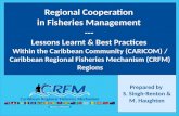 Regional cooperation in caribbean   crfm