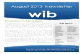 Wib 8 13 newsletter