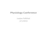 02 01-13 leejoe pallickal - physiology conference