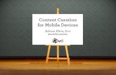 Content curation for mobile devices slideshare