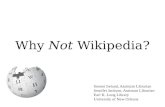 LLA 2014: Why Not Wikipedia?