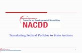 ED Summit 2014 NACDD Policy Presentation