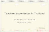 Ppt teaching experiences in thailand