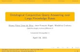 Ontological Conjunctive Query Answering over Large Knowledge Bases