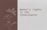 Renaissance women's rights