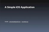 01 A Simple iOS Application