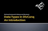 Data Types/Structures in DivConq