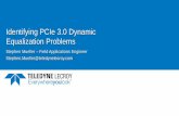 Identifying PCIe 3.0 Dynamic Equalization Problems
