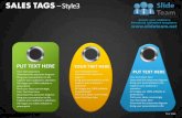 Sales tags different kinds style design 3 powerpoint ppt templates.