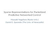 Sparse Representations for Packetized Predictive Networked Control